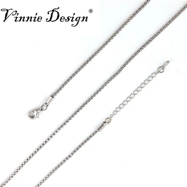 Винни Дизайн Ювелирные изделия 60 см розовое золото закуска цепи ожерелье для моя