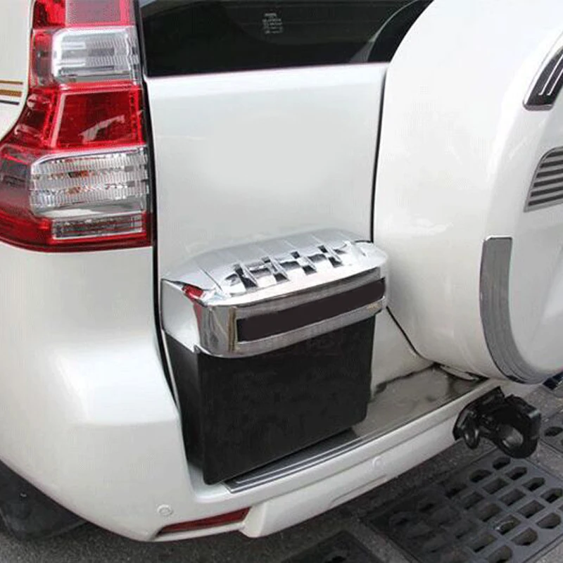 2010 2017 для Toyota Land Cruiser Prado FJ150 FJ 150 ABS Chrome Задняя Крышка номерного знака отделка