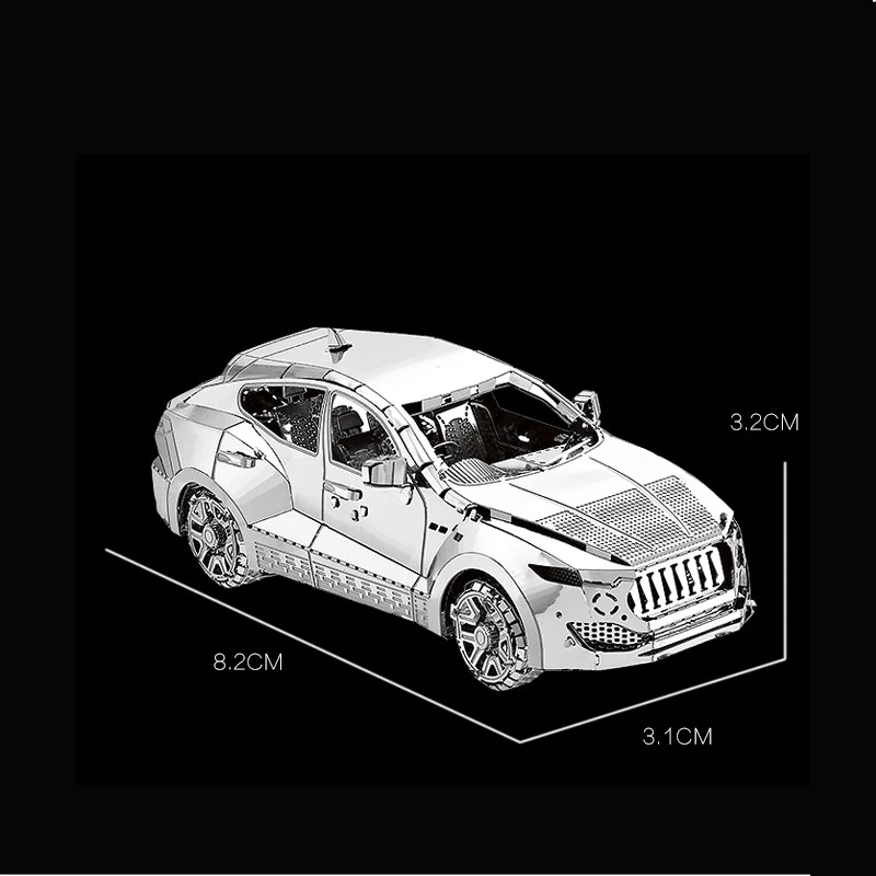 4 шт. наборы HK Nan yuan 3D металлическая головоломка Mercedes Benz и SUV автомобиль DIY лазерная резка головоломки модель-пазл игрушки для взрослых детей подарок