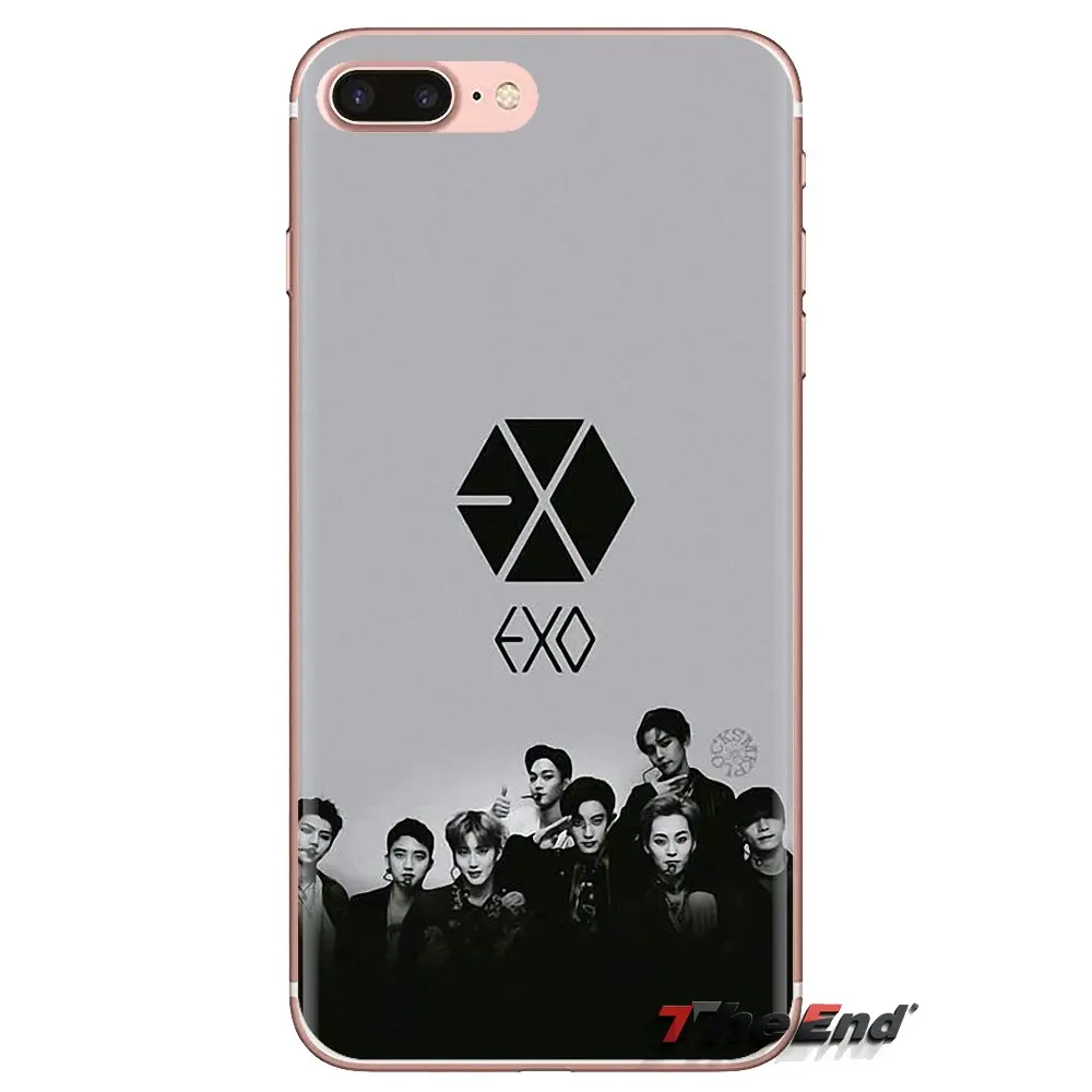 EXO band BAEKHYUN SEHUN For iPod Touch Apple iPhone 4 4S 5 5S SE 5C 6 6S 7 8 X XR XS Plus MAX Transparent Soft Shell Covers |