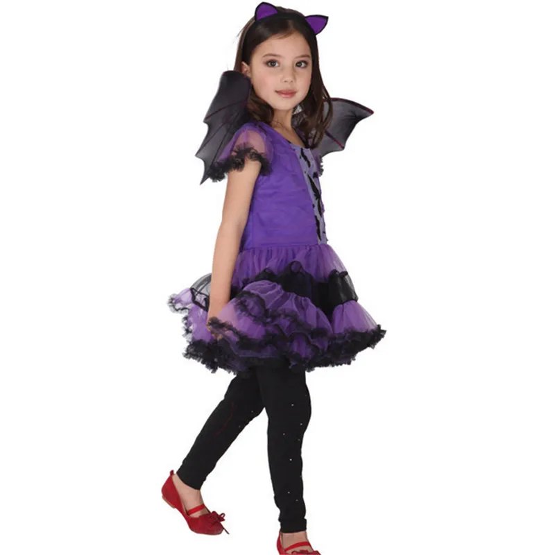 2018 новый высококачественный фиолетовый Бат Хеллоуин рождественских костюм