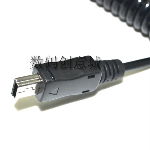 1 м пружинный Спиральный USB 2 0 штекер мини 5 Pin кабель для синхронизации данных и
