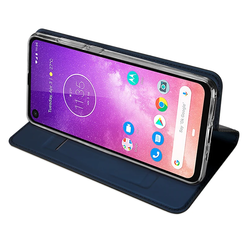 Для Moto One Vision Чехол Флип Роскошный PU Кожаный противоударный стенд телефонные чехлы для Moto One Vision чехол Coque Fundas
