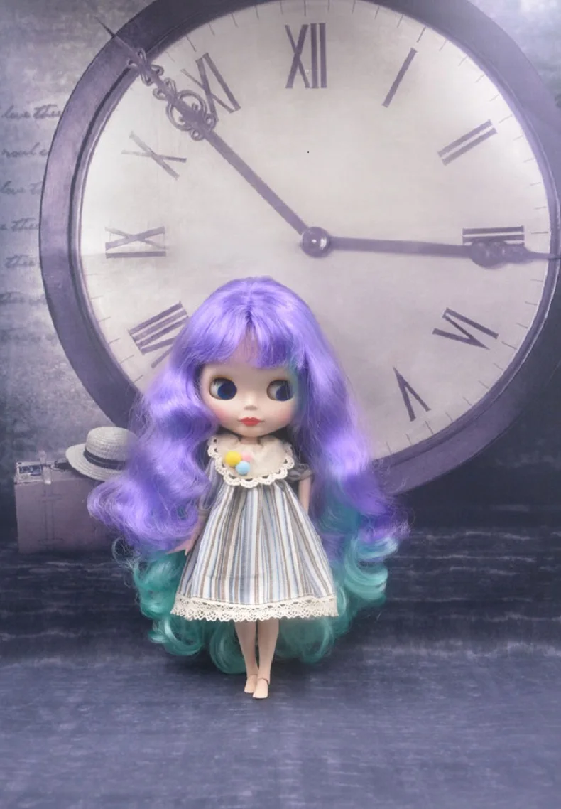 Blyth BJD кукла, Blyth кукольные телесного цвета по индивидуальному заказу Кофе куклы может изменить макияж и платье, 12 дюймов мяч шарнирные № 3