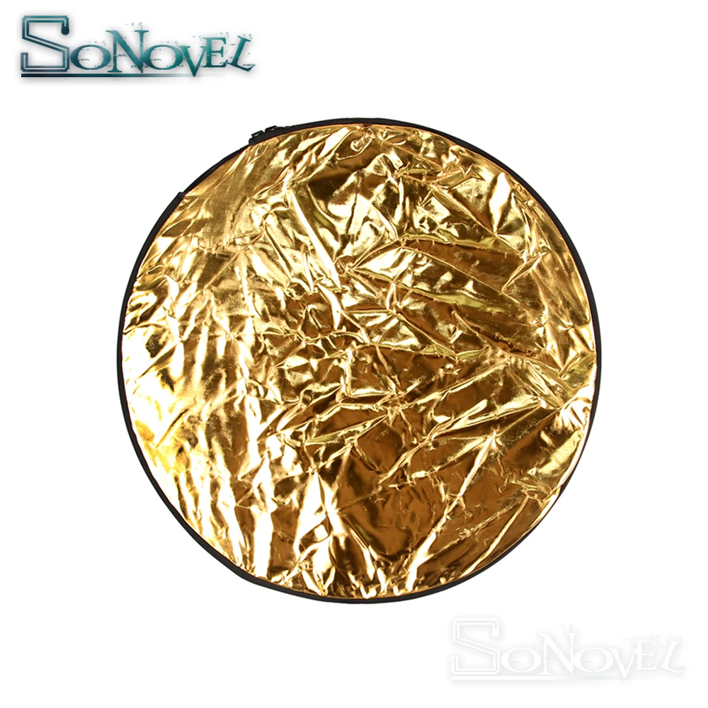 Портативный складной Круглый светоотражатель для фотосъемки 60 см 24 дюйма 5 в 1