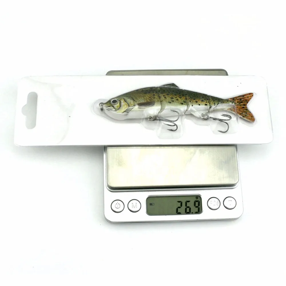 Монтажная рыболовная приманка 4 секции Swimbait Приманка 1 лот|Наживки для рыбной