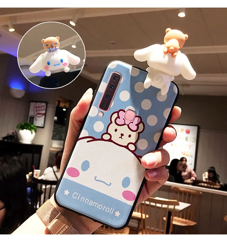 Милый мягкий ТПУ чехол для телефона SAM S10 3D My melody для samsung Galaxy S10 plus S9 S9P S8 S8p S7 Edge Note 8/9 задняя крышка с мультяшной собакой