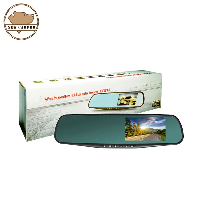 Автомобиль Pro 4.3 дюймов IPS Экран Автомобилей Зеркало Заднего Вида Полный HD 1080 P