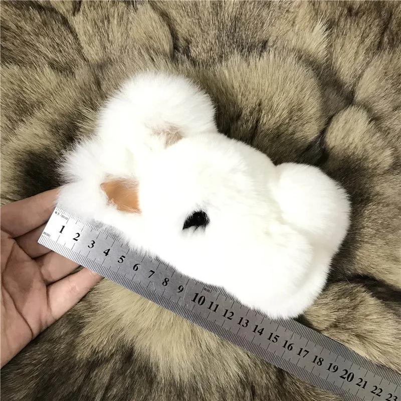 Magicfur 2019 Новый настоящий мех кролика милый белый кролик w игрушка для ресниц