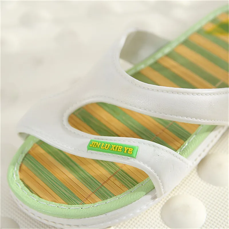 Лето non-slip Натурального бамбука тапочки ванна пары в бытовой ванная комната