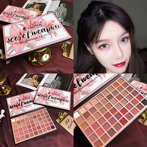 1 54 Цвета Dreamy Eyeshadow Pallete Shimmer МАТОВЫЕ блестящие тени для век Палитра для пигментов макияж тени для век Палитра Косметика - Цвет: 1