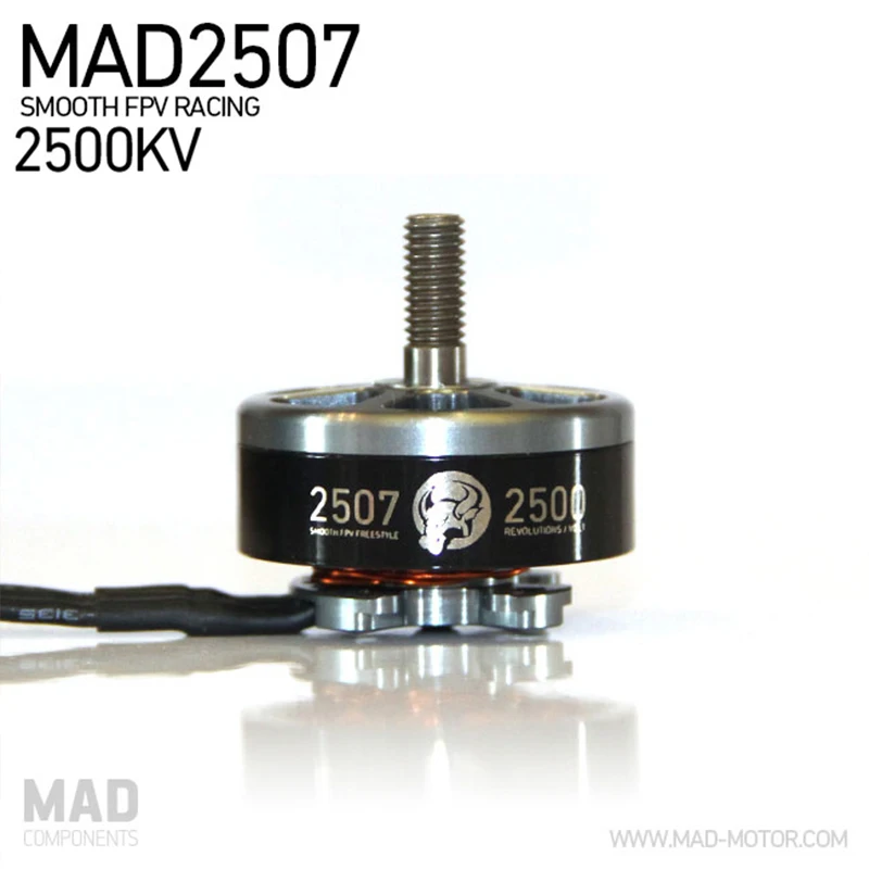 Квадрокоптер с бесщеточным Мотором MAD 2507 кв для дальнего радиуса действия FPV |