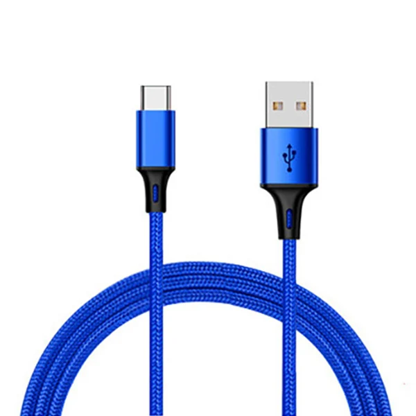 Синий NOHON Тип usb C зарядка кабель синхронизации данных для Xiaomi Mi5 huawei P9 заряд линия для SamSung Gaxaly S8 плюс Примечание 7 заряднеое устройство - Цвет: Синий