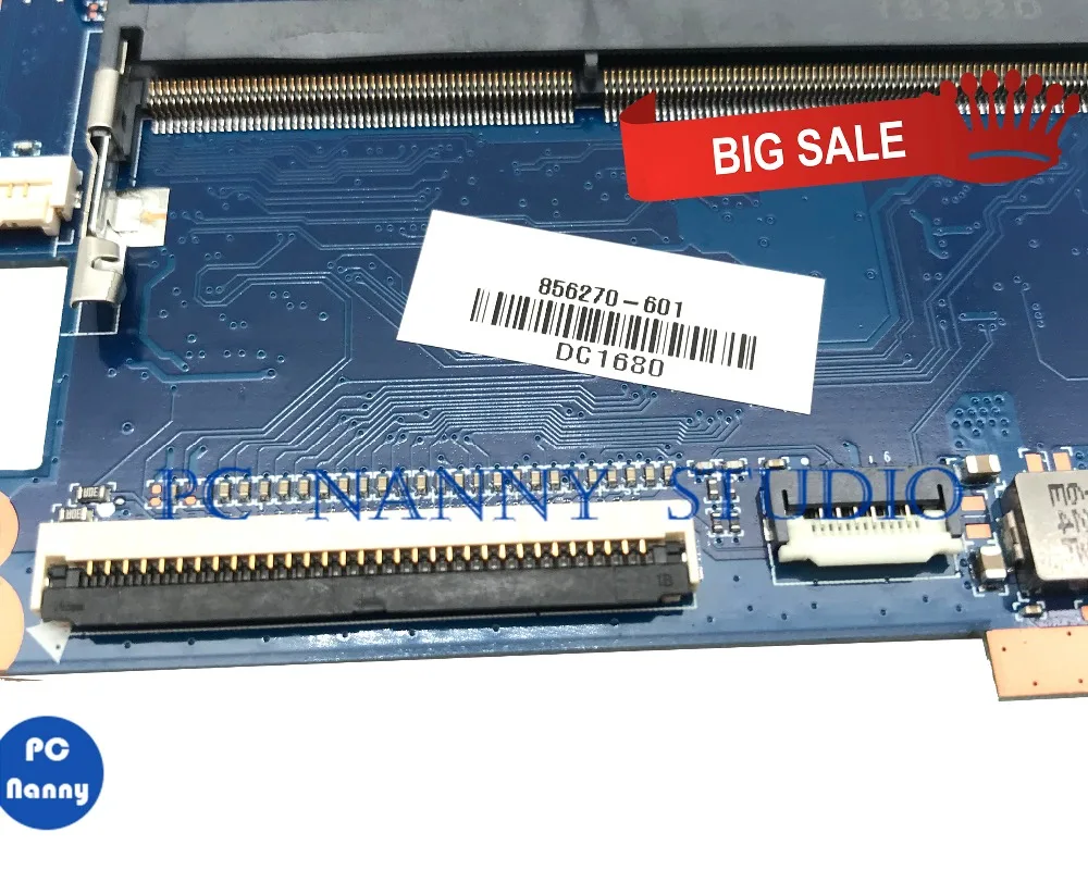 ПК Няня для Hp 15-aw007cy 15-AW Материнская плата ноутбука 856270-601 A9-9410 DAG55AMB6E0 протестирована