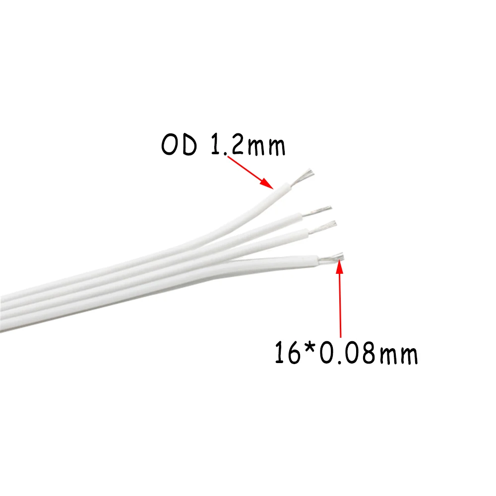 Специальный мягкий силиконовый кабель 4P 28AWG питания высокое качество
