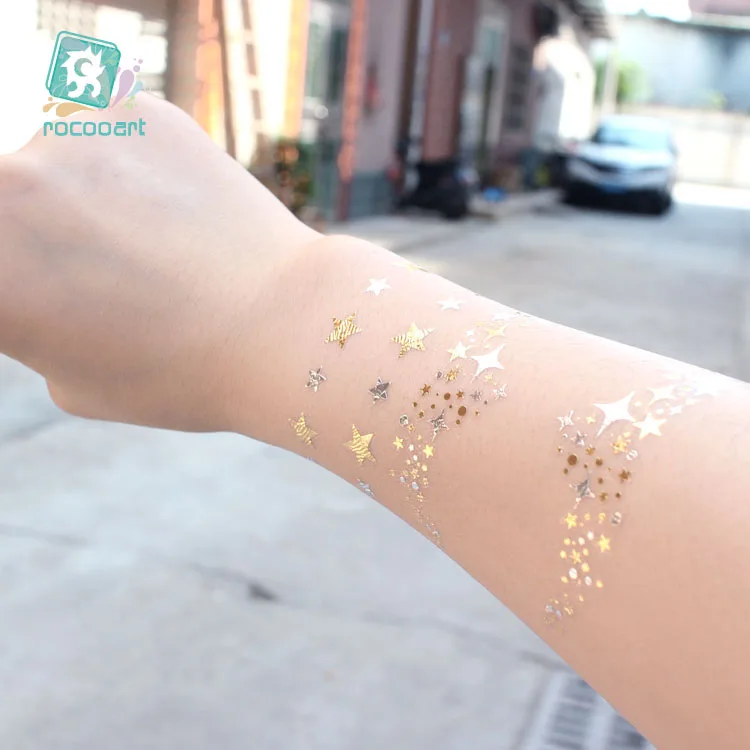 Rocooart маска для лица, для удаления татуировки веснушки Make Up штаны с фальш-вставкой, глаз флэш-Taty боди-арт Водонепроницаемый Временная тату-наклейка для вечерние татуировки