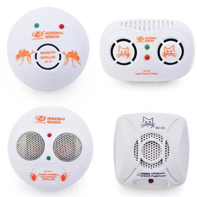 Ультразвуковой Отпугиватель комаров Электрический вредителей тараканов