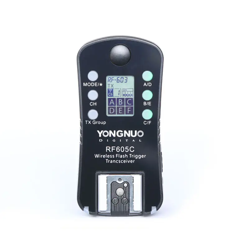 Беспроводной триггер для вспышки YONGNUO RF605 RF605C с ЖК экраном Canon поддержкой RF603II