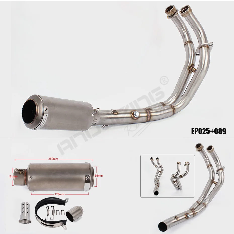 Мотоцикл углеродного волокна Выхлопной системы глушитель Конец трубы разъем