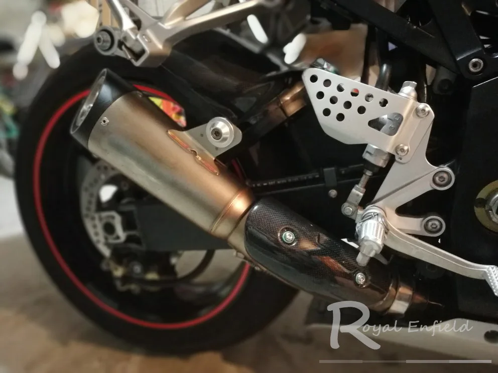 Универсальный мотоцикл AKRAPOVIC глушитель тепловой Щит чехол для Yamaha r6 mt09 NINJA250 kawasaki z900 gsxr750 600 k8 k7