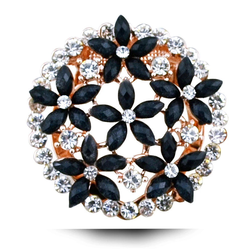 Zhen томоми Геометрия простой Стиль сладкий круглый горный хрусталь брошь Шпильки