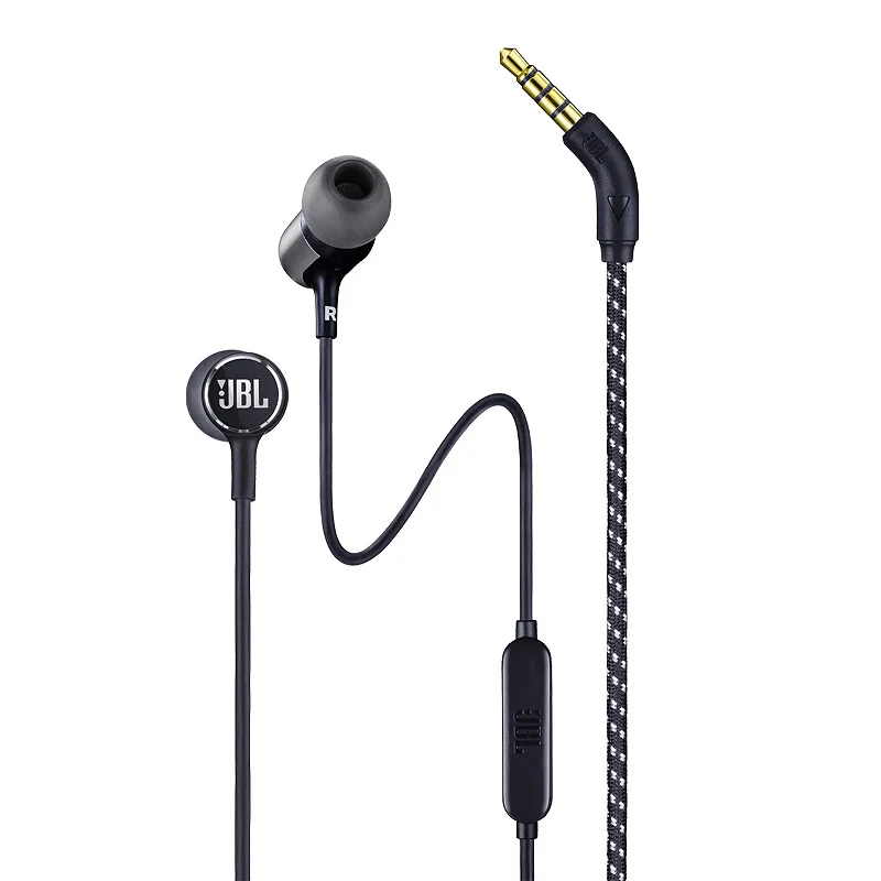 JBL LIVE100 3 5 мм проводные наушники с микрофоном стерео звук линия управления