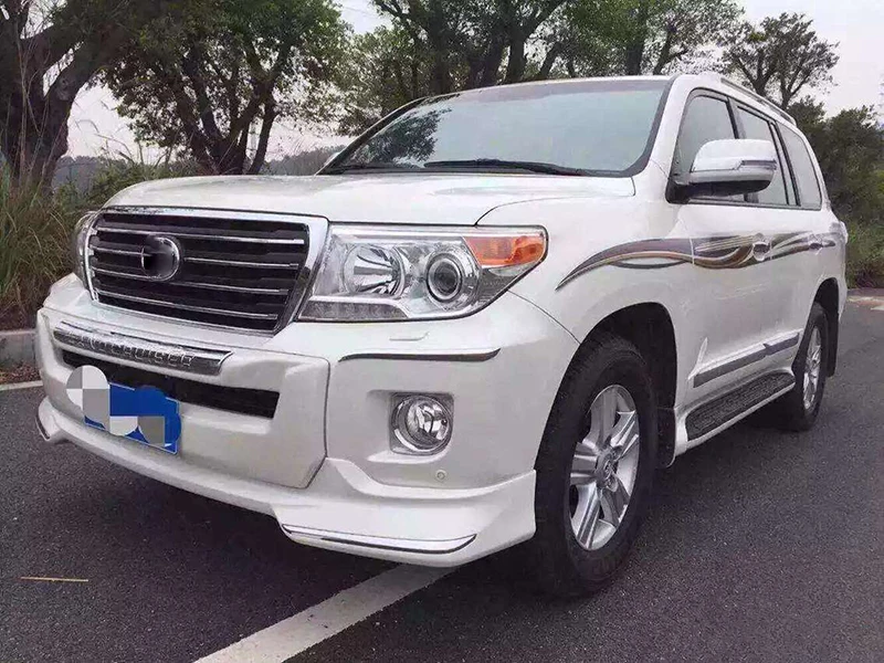 Автомобильный мигающий 2 шт. Автомобильный светодиодный дневной светильник для Toyota Land Cruiser FJ200 LC200 2012 2013 дневной ходовой светильник DRL противотуманная фара