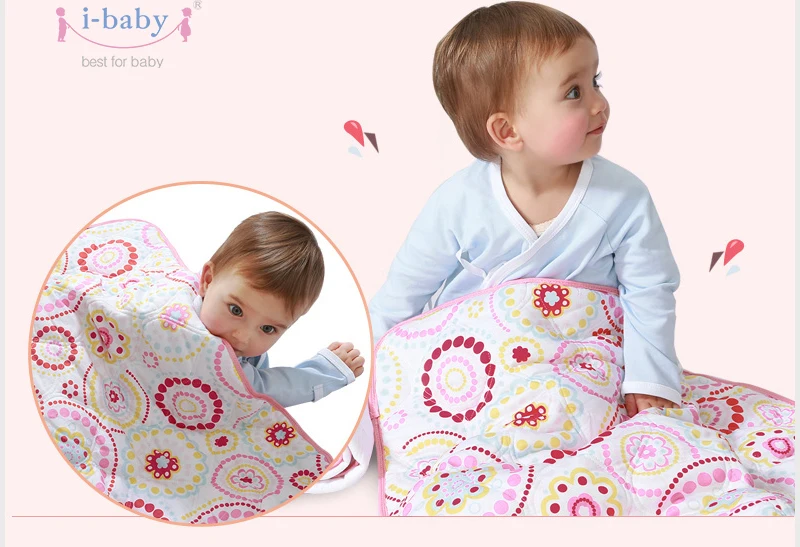 I-baby Детское постельное белье одеяло кроватка для новорожденного одеяло сладкий момент хлопок детская кроватка одеяло машинная стирка
