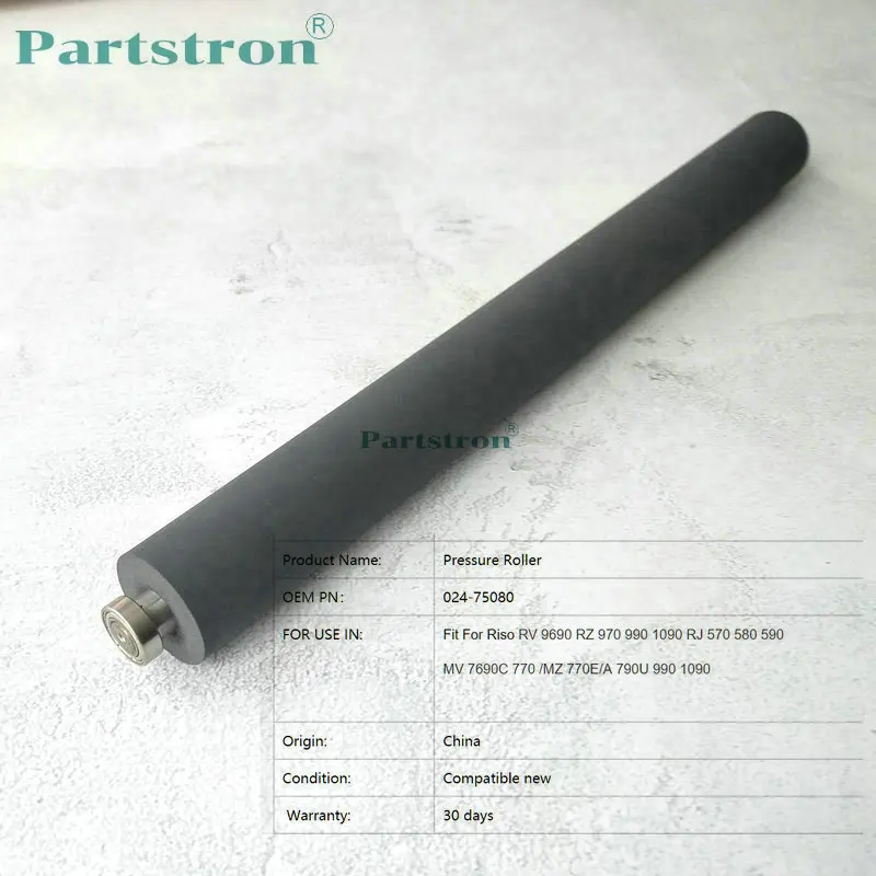 2Pcs Long Life Pressure Roller 024-75080 For use in Riso RV 9690 RZ 970 990 1090 RJ 570 580 590 MV 7690C 770 /MZ 770E/A 790U
2Pcs Long Life Pressure Roller 024-75080 For use in Riso RV 9690 RZ 970 990 1090 RJ 570 580 590 MV 7690C 770 /MZ 770E/A 790U