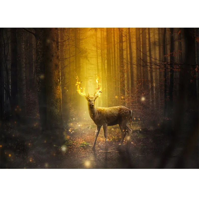Кристалл Алмаза Живопись fire deer 5D diy картина вышитая бисером мозаика настенная