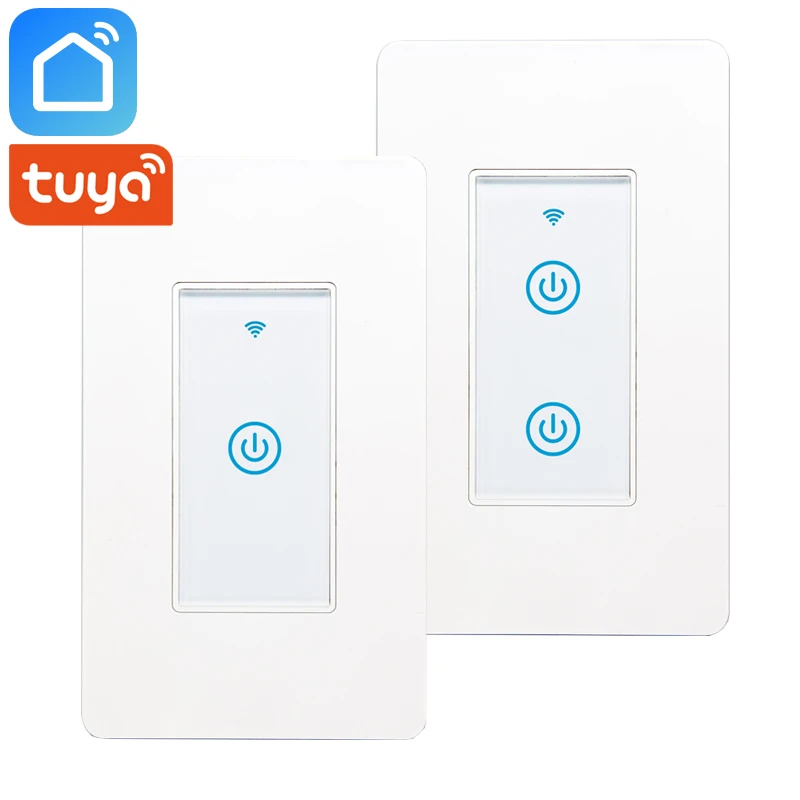 Smart Life Tuya App US Wifi переключатель Smart Touch панель Переключатель умный дом автоматизация работает с Google Home помощь Alexa IFTTT