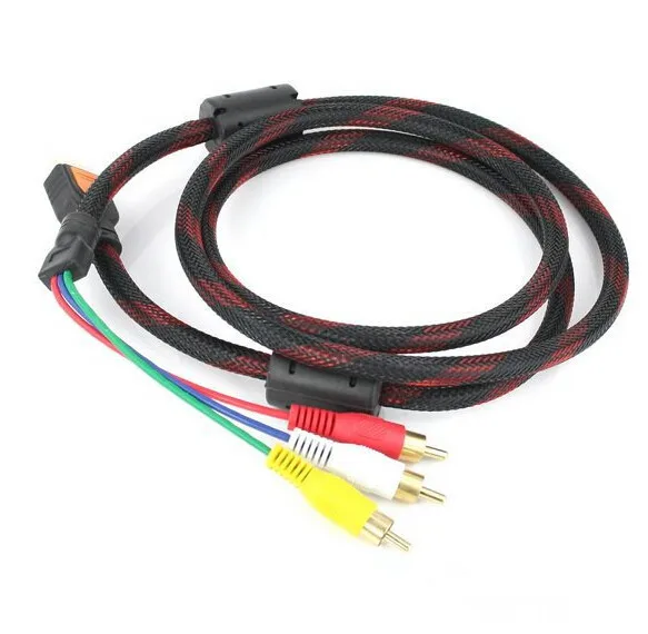 1 5 м HDMI папа на 3 RCA (красный + желтый белый) Видео Аудио AV кабель адаптер для