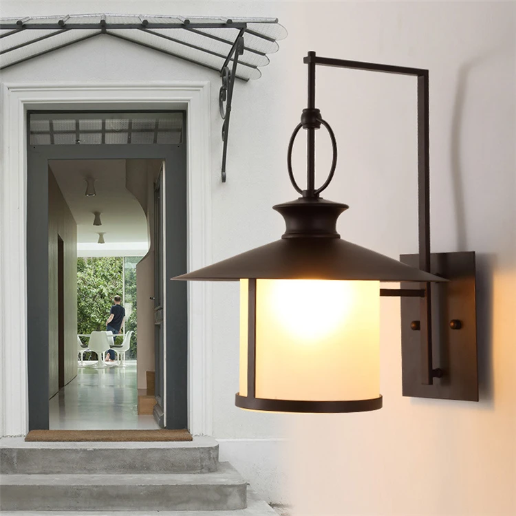 Europe outdoor Wall lamp porch lights Lampshade E27 Edsion Iron product wall light | Освещение