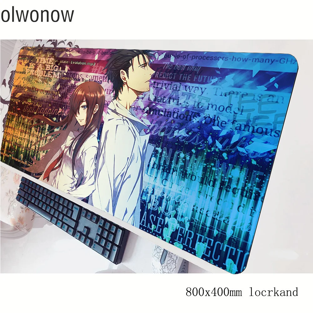 Игровой коврик для мыши steins gate 80x40 см|Коврики мышей| |
