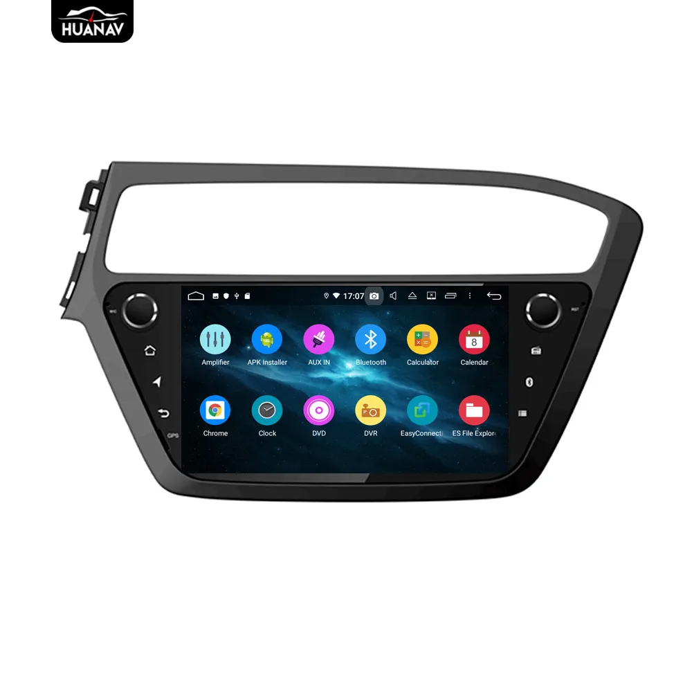 Автомобильный DVD плеер DSP Android 9 GPS навигация для Hyundai I20 2018 автомобильное радио