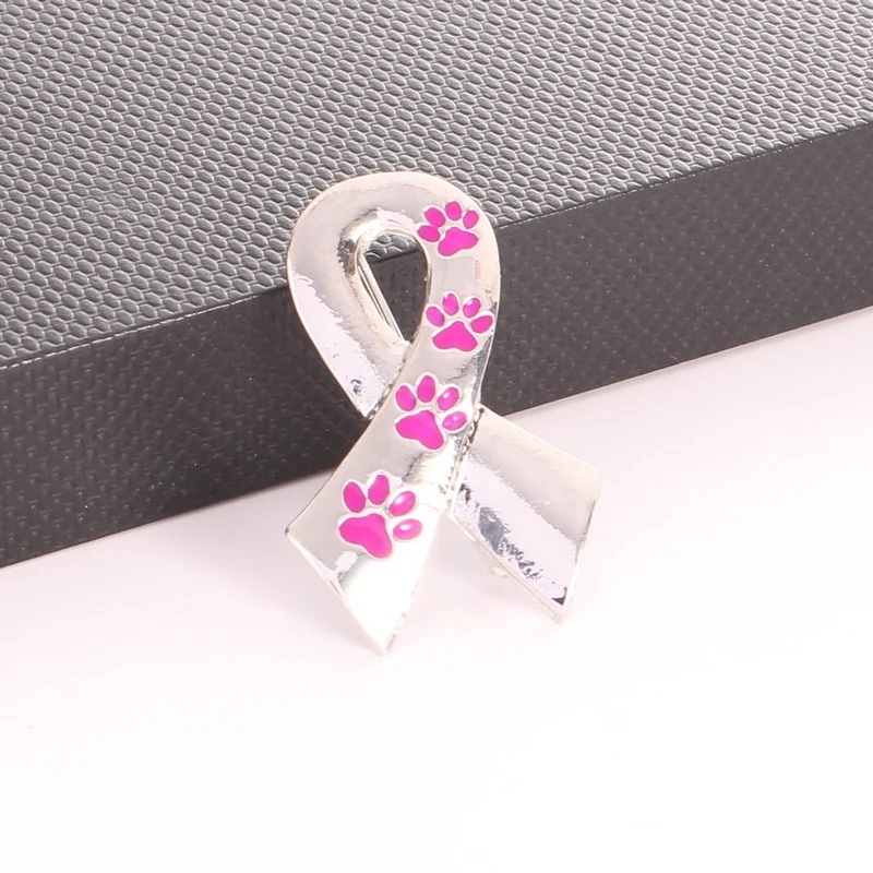 Simple Letters дизайнерские Броши шарф формы с фиолетовым собачьих лап котенка коготь