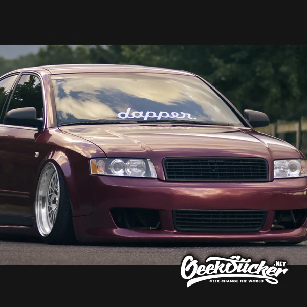 2 шт./лот милые светоотражающие автомобильные наклейки hellafпышной Dapper виниловые