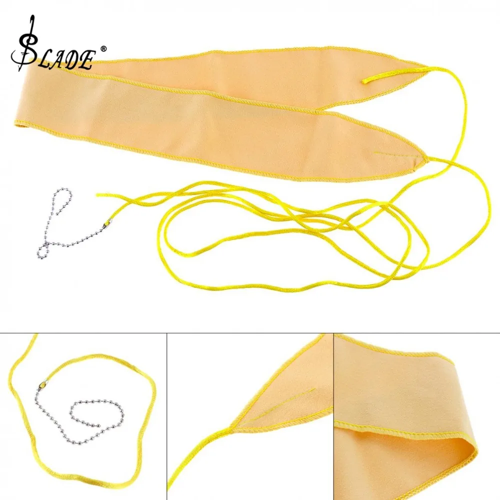 

Durable Artificial Faux Suede Wipe Cleaning Cloth for Oboe Inner Cavity Bamboo Flute Woodwind Tube Cloth