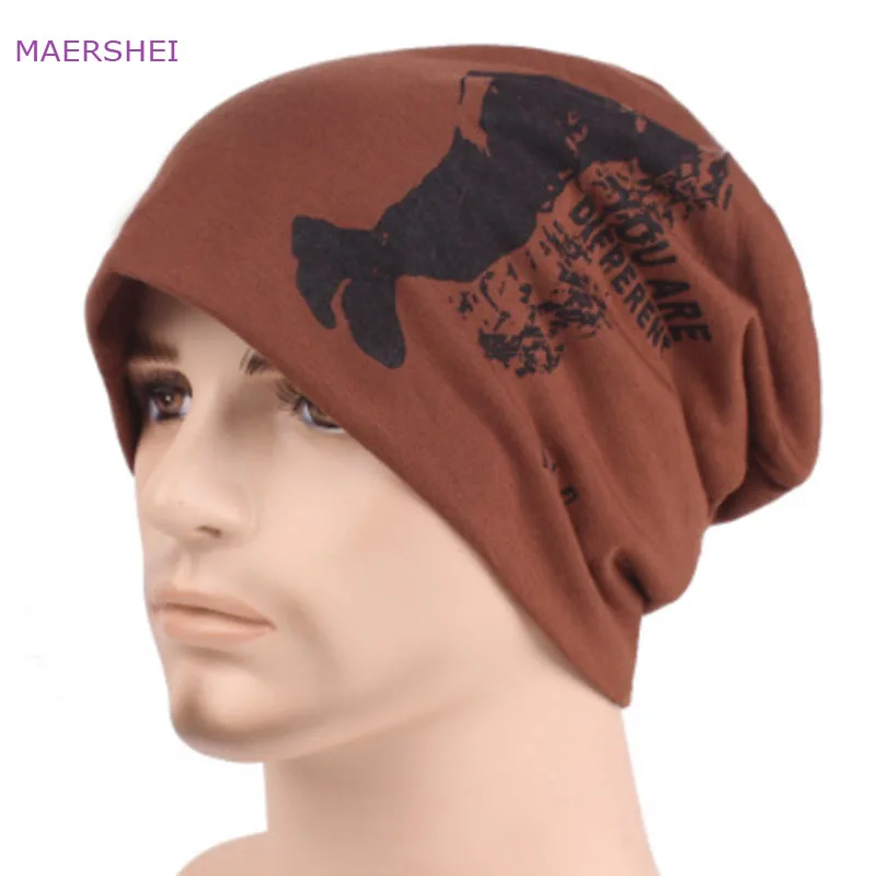 MAERSHEI мужская Кепка-капюшон Ms. Head шапка осенне-зимняя теплая шапка Европейская и американская ветровая вязаная шапка