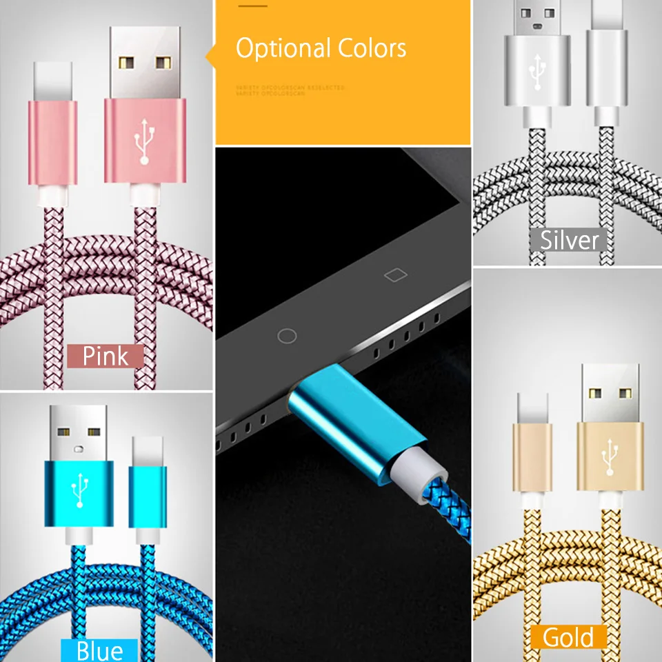 Зарядный кабель USB Type C для Samsung Galaxy S8/S9/S10 A3/A5/A7 2017/A8 2018|Кабели мобильных телефонов| |
