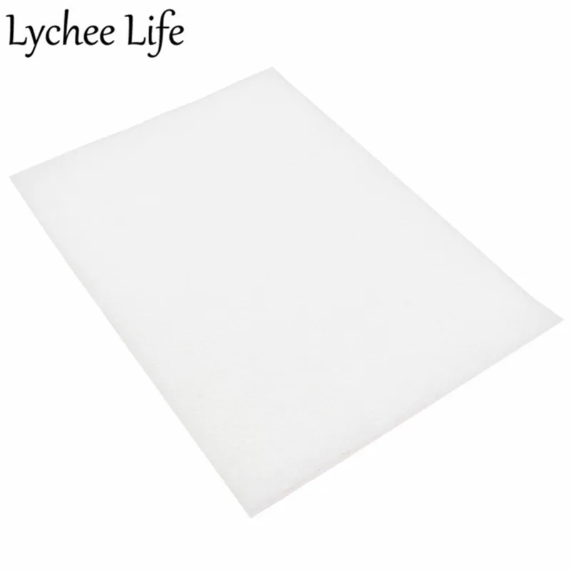 Lychee Life A4 1 мм Самоклеющаяся фетровая ткань сплошной цвет 29x21 см фетровая ткань ручной работы домашняя фабрика Швейные декоративные принадлежности
