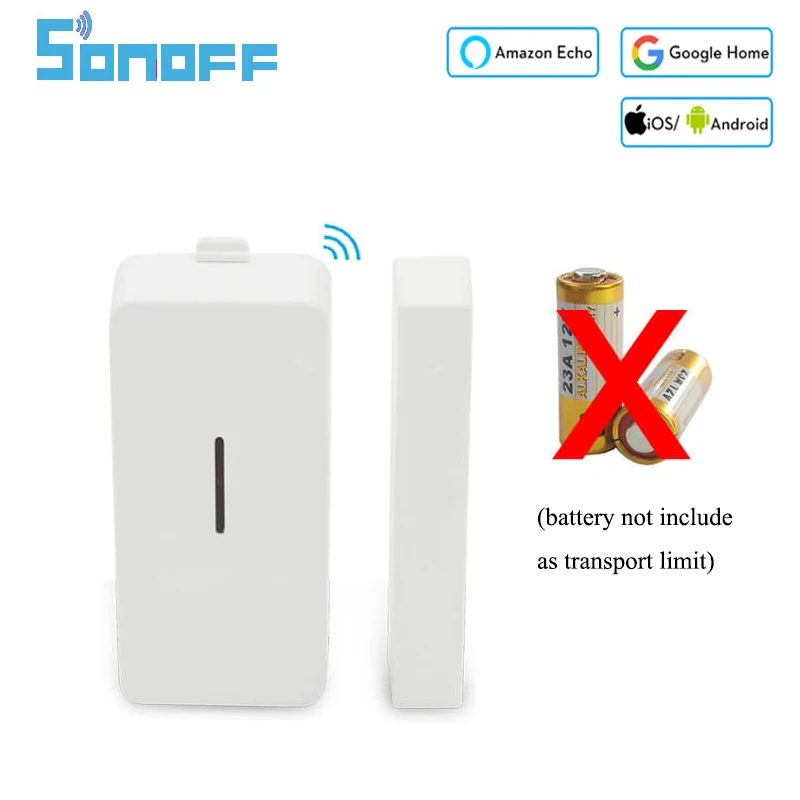 Sonoff RF мост 433 МГц Wifi беспроводной преобразователь сигнала PIR 2 датчика/DW1 датчик двери и окна сигнализации для умного дома комплекты безопасности