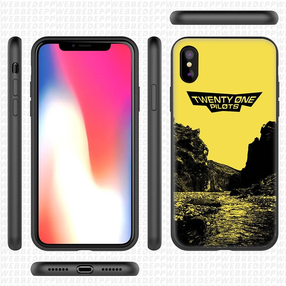 Мягкий силиконовый чехол Twenty One Pilots 21 для iPhone 11 Pro Xr Xs Max X или 10 8 7 6 6S Plus 5 5S SE Case |