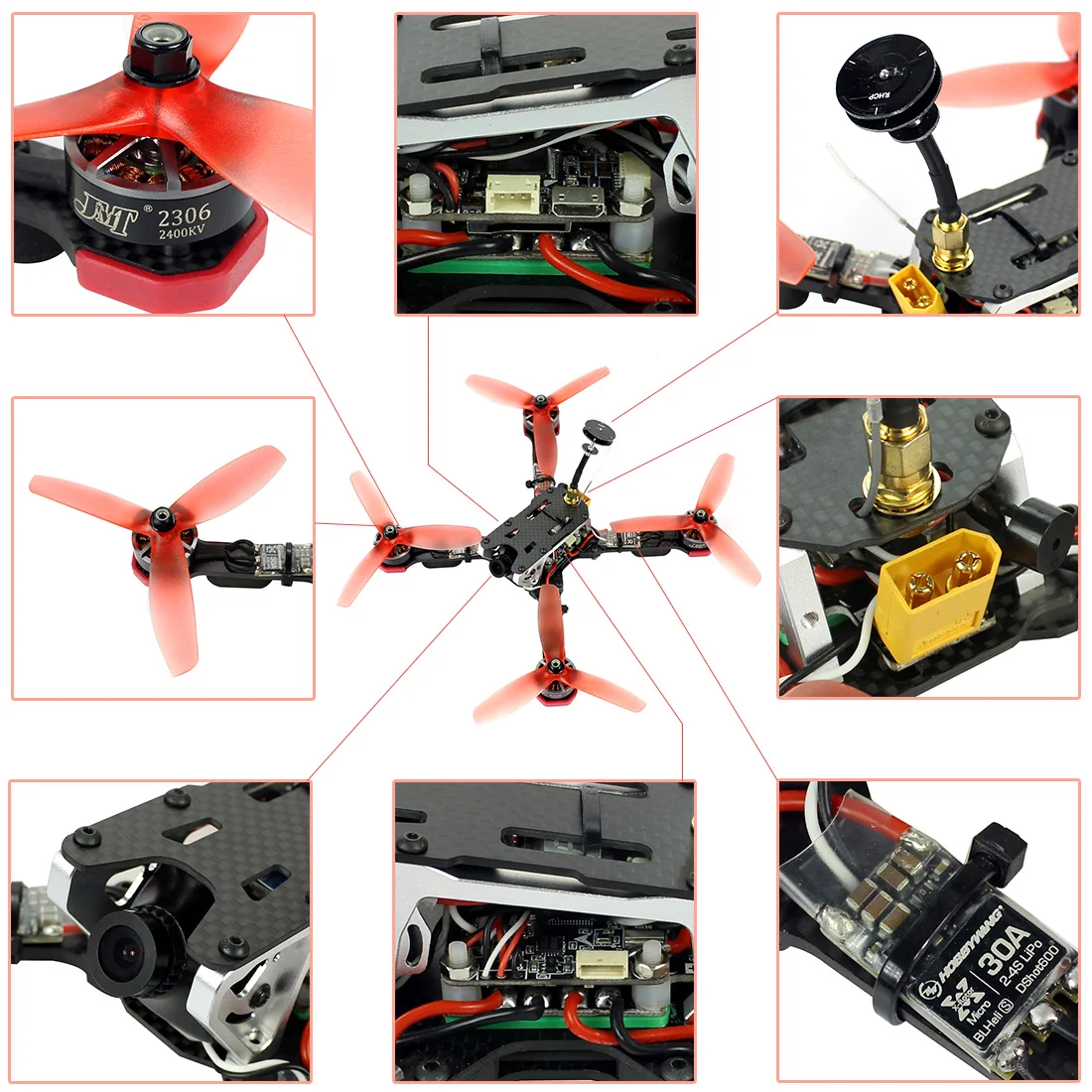 Квадрокоптер Frog 2 4G 6 каналов Радиоуправляемый RTF Betaflight F4 Pro V2 BLHeli s 30A 5 8G 25/200/400mW VTX