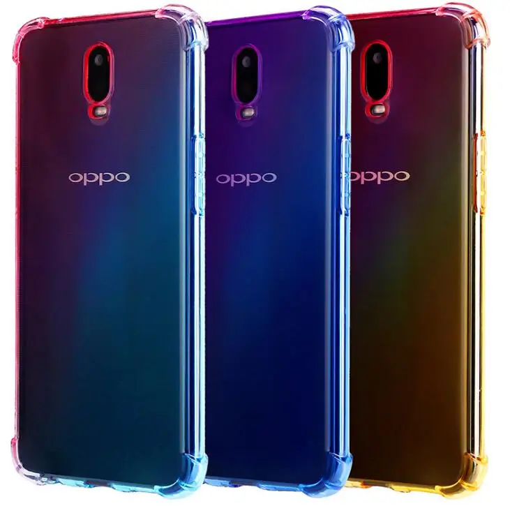 Для OPPO R17 чехол силиконовый ударопрочный защита подушка безопасности Цвет Мягкий