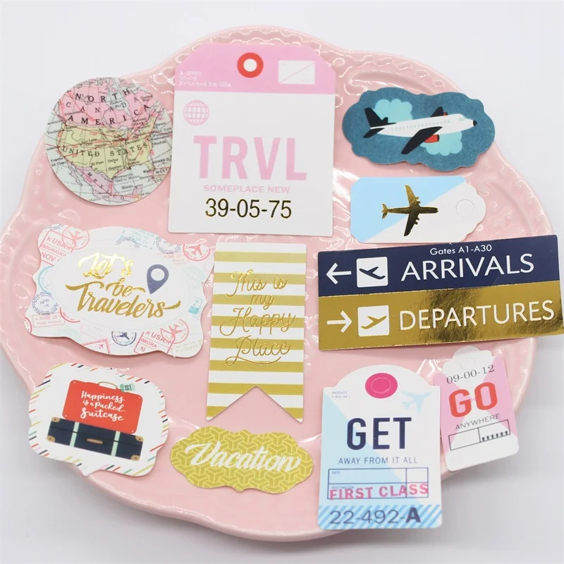 32 шт Let's Be Travelers бумажные наклейки для скрапбукинга Happy planner/поделки DIY/украшение