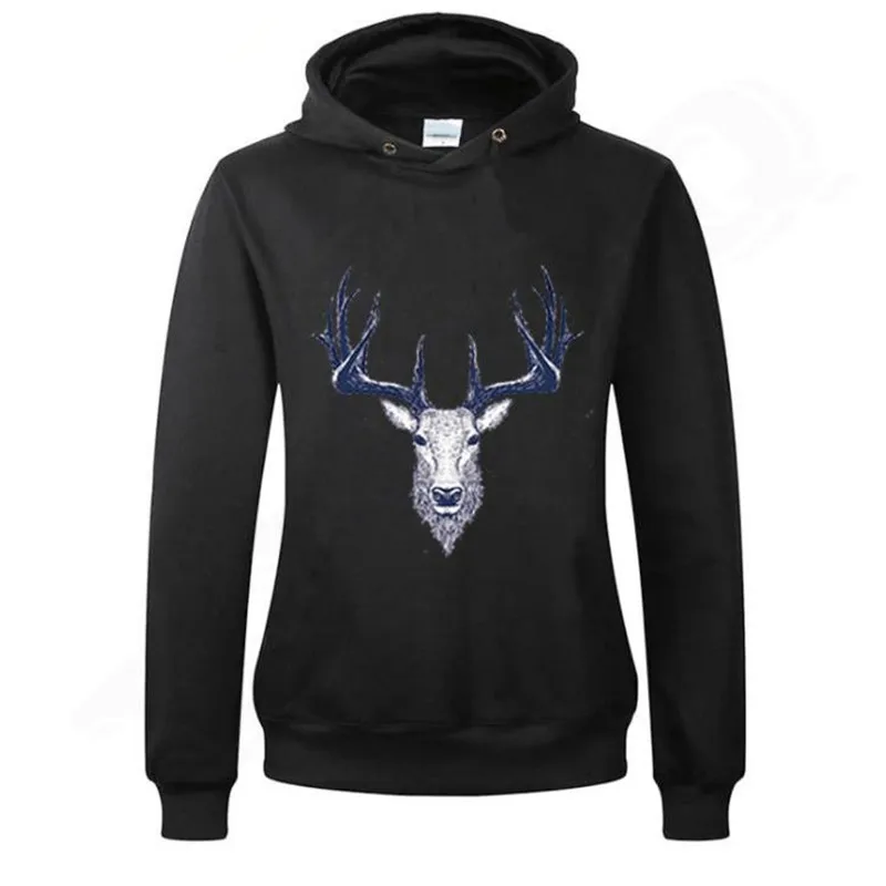T shirt women heat transfer printing deer head Punk biker patch for clothes iron on patches clothing 3D stickers | Дом и сад
