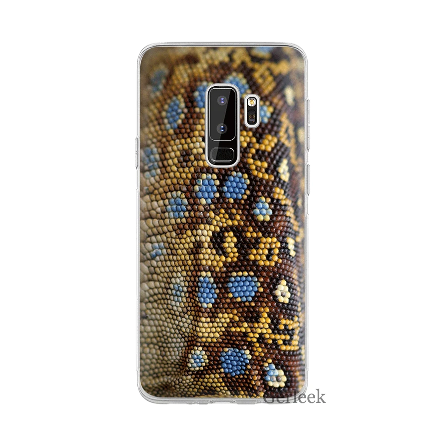 Desxz Escamas Serpiente чехол для телефона Samsung Galaxy A3 A5 A6 A8 A7 A9 плюс 2018 Защитная крышка |