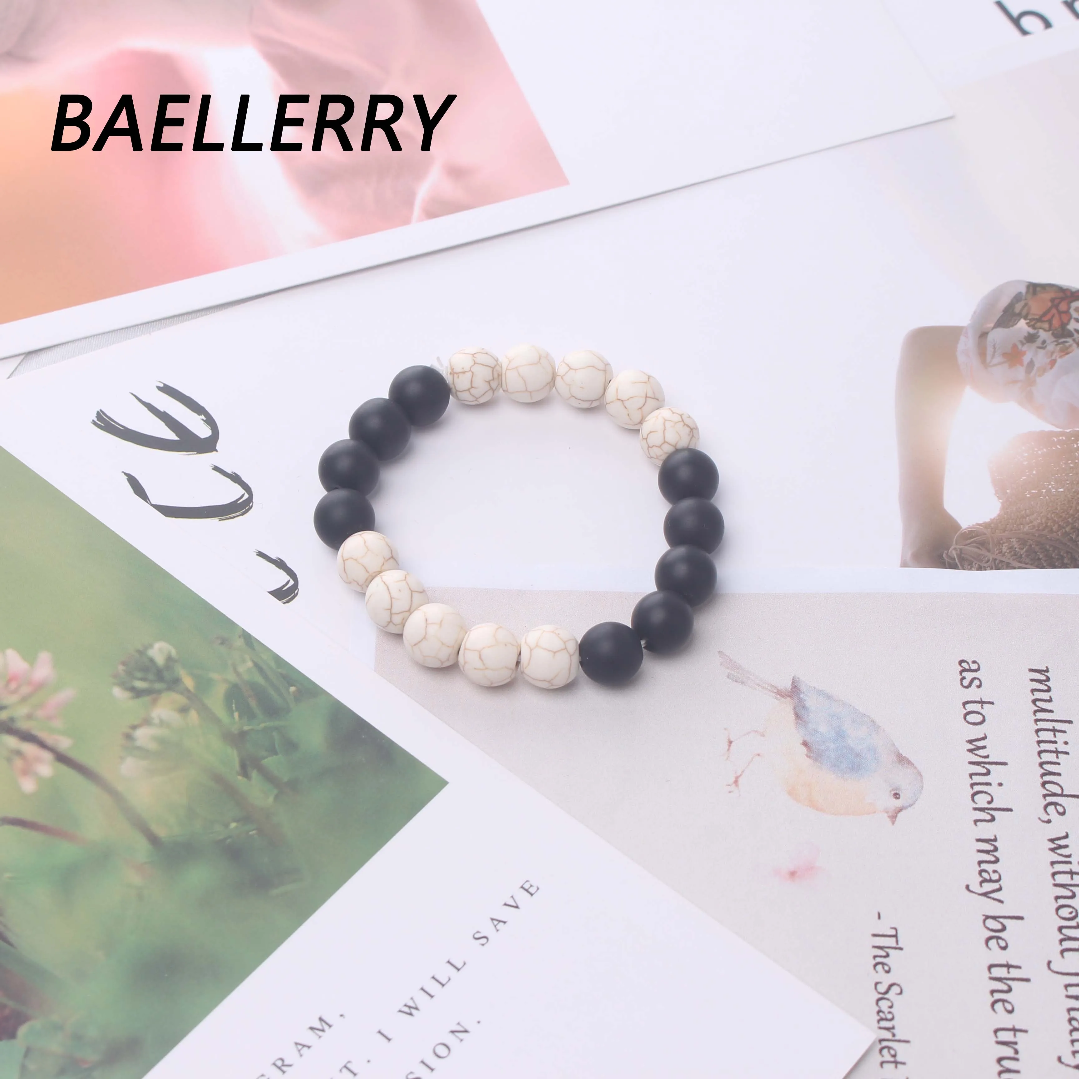 2019 New Fashion Women Men Beaded Bracelets Gift Simple Classic Round Bead Charm Bangles For Handmade Accessories | Украшения и