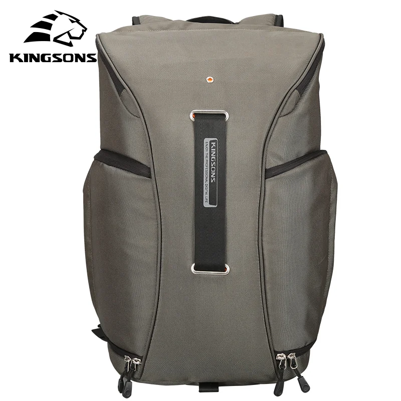 ArmyGreen Kingsons нейлоновый мужской рюкзак, водонепроницаемый, 15,6 дюймов, сумка для ноутбука и камеры, рюкзак для путешествий, Подростковый рюкзак, сумка, мужской мини рюкзак, mochila - Цвет: ArmyGreen
